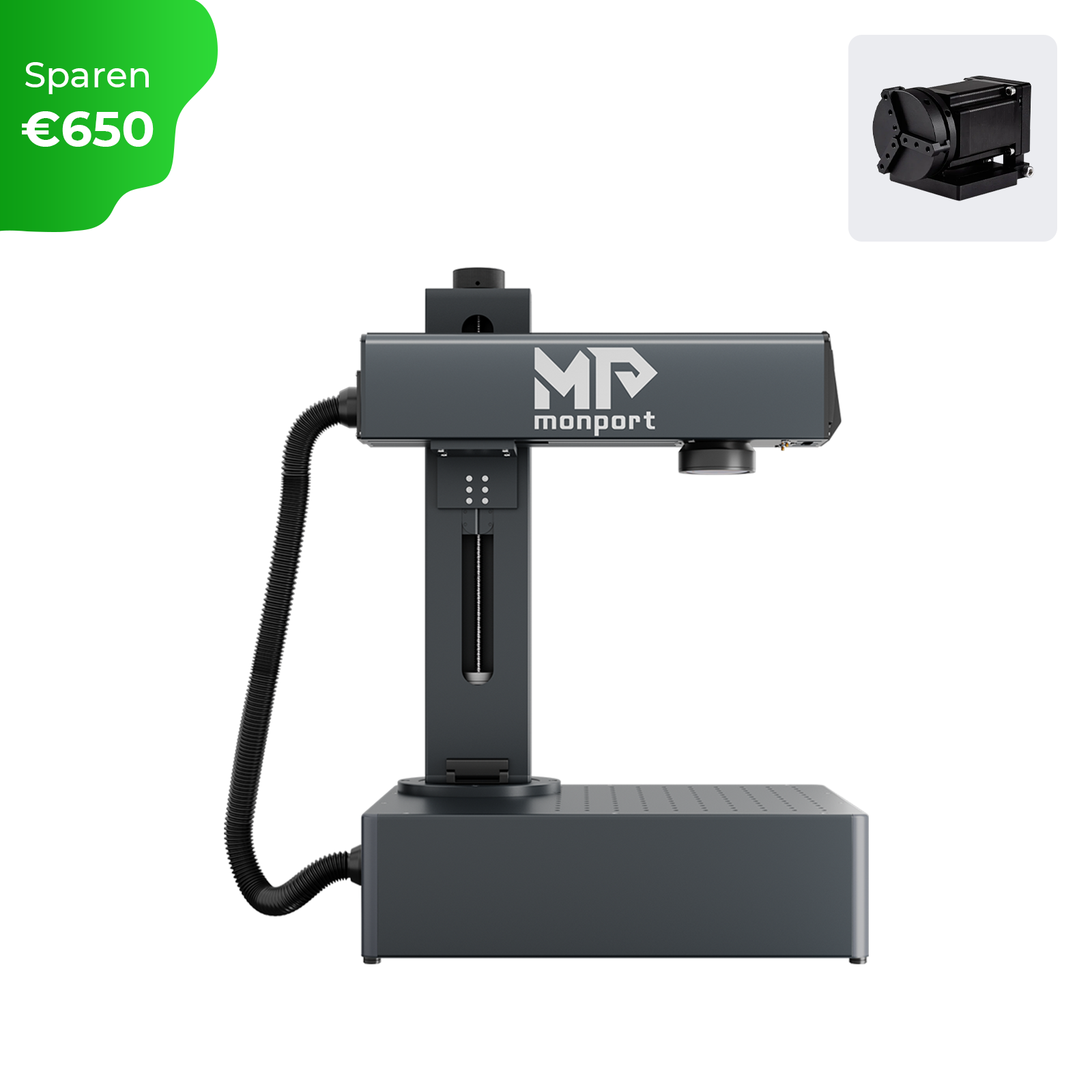 Monport GA Upgraded 20W Integrated Fiber Laser Engravers & Marking Machines with Auto Focus