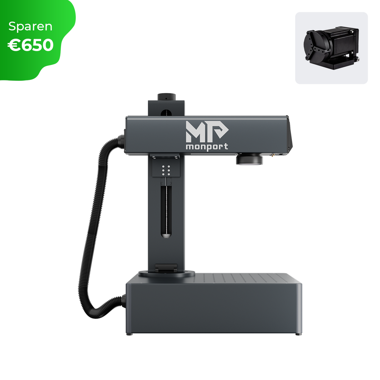 Monport GA Upgraded 20W Integrated Fiber Laser Engravers & Marking Machines with Auto Focus