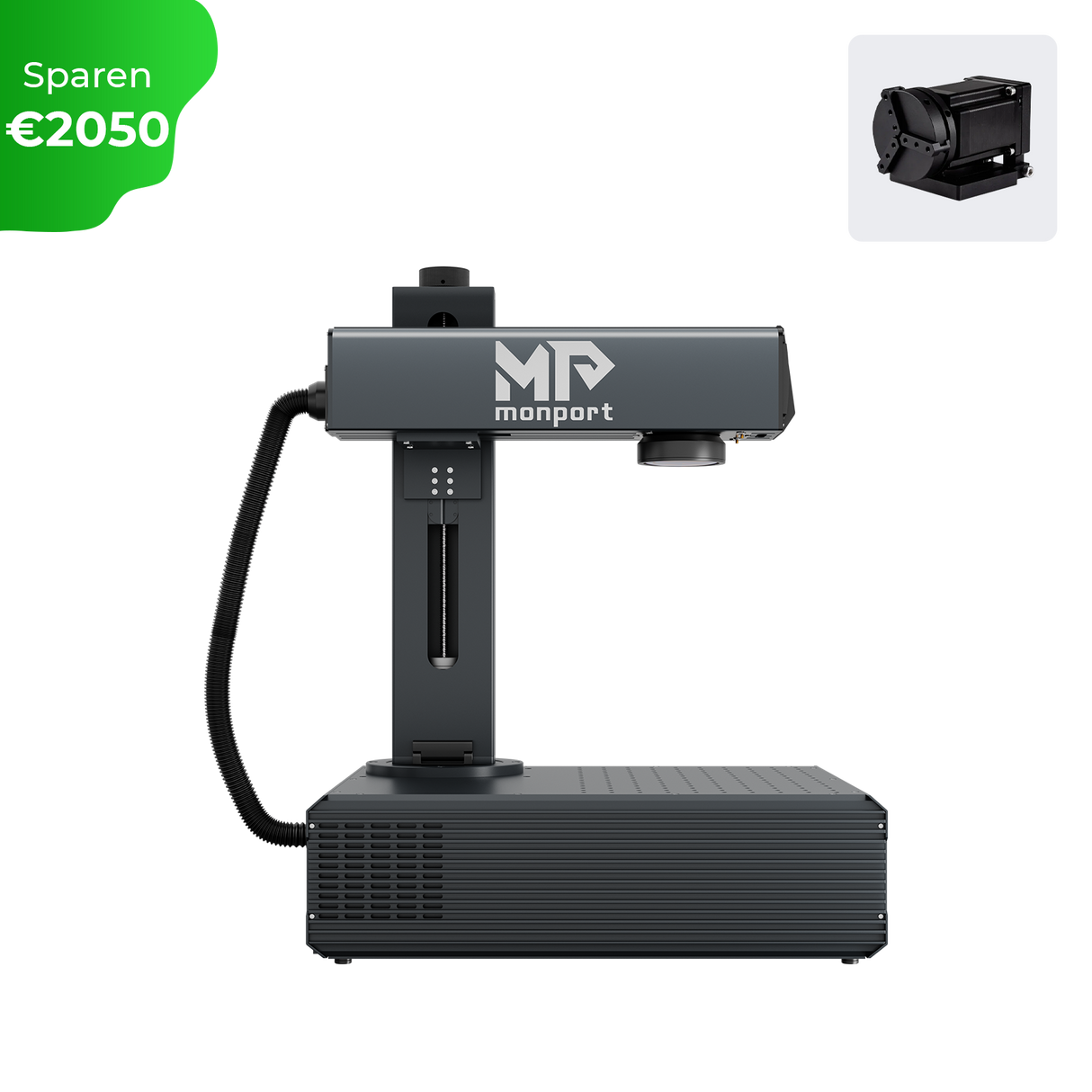 Monport GA Upgraded 30W Integrated MOPA Fiber Laser Engravers & Marking Machines with Autofocus
