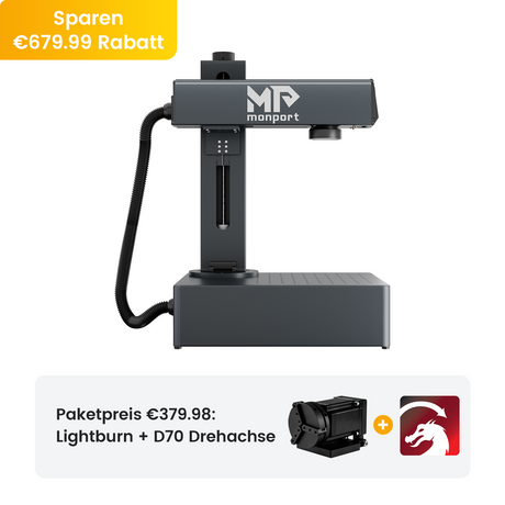 Monport GA Verbesserte 30W Integrierte MOPA Faserlasergravierer & Markiermaschinen mit Autofokus