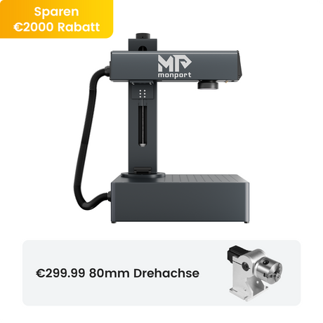 Monport GA Verbesserte 30W Integrierte MOPA Faserlasergravierer & Markiermaschinen mit Autofokus