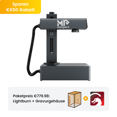 Monport GA Verbesserte 30W Integrierte MOPA Faserlasergravierer & Markiermaschinen mit Autofokus
