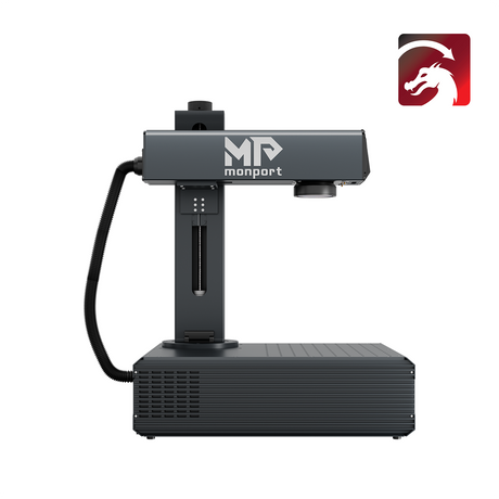 Monport GA Verbesserte 60W Integrierte MOPA Faserlasergravierer & Markiermaschinen mit Autofokus