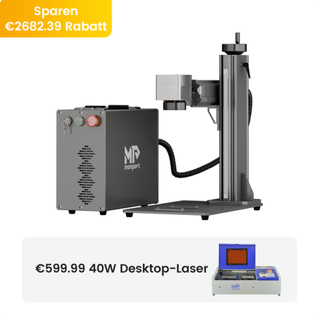 Monport 60W (175 x 175 mm) GPro MOPA Faserlaser Gravier & Markiermaschine mit manuellem Fokus