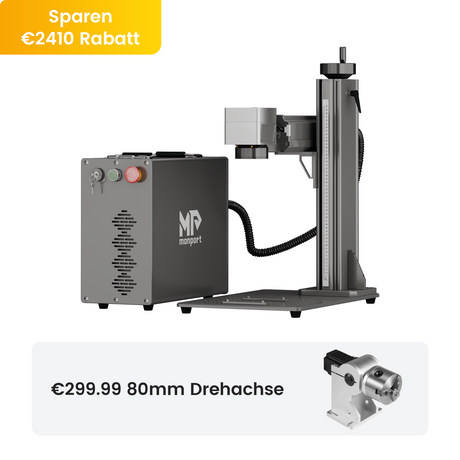 Monport 60W (175 x 175 mm) GPro MOPA Faserlaser Gravier & Markiermaschine mit manuellem Fokus