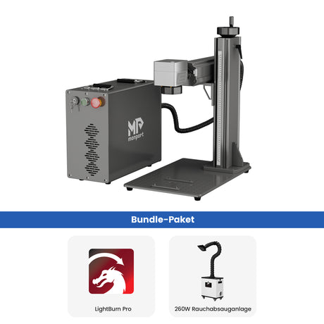 Monport 100W (175 x 175 mm) GPro MOPA Faserlaser Gravier & Markiermaschine mit manuellem Fokus