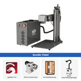 Monport GPro Vision 60W MOPA  Faserlaser Maschine – Mit Vision-System für automatische Positionierung, präzise Metallgravur & Laserbeschriftung