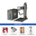 Maschinen+LightBurn PRO+80mmDrehachse+260W Rauchreiniger++Schutzabdeckung