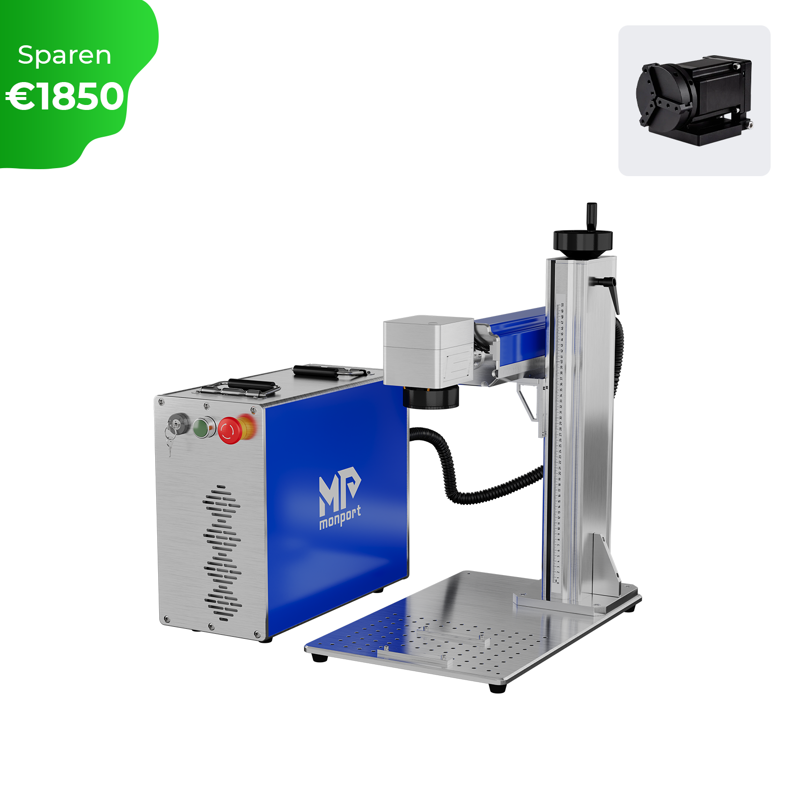 Monport 30W (150x150mm) Faser-Lasergravierer & Markierungsmaschine