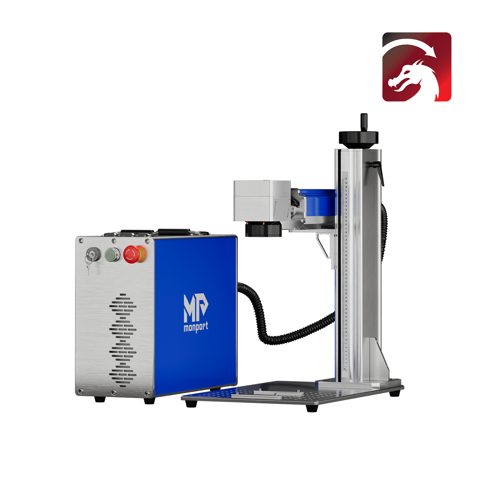 Monport GQ 30/60W (150 X 150mm/200x200mm) Faser-Lasergravierer & Markierungsmaschine