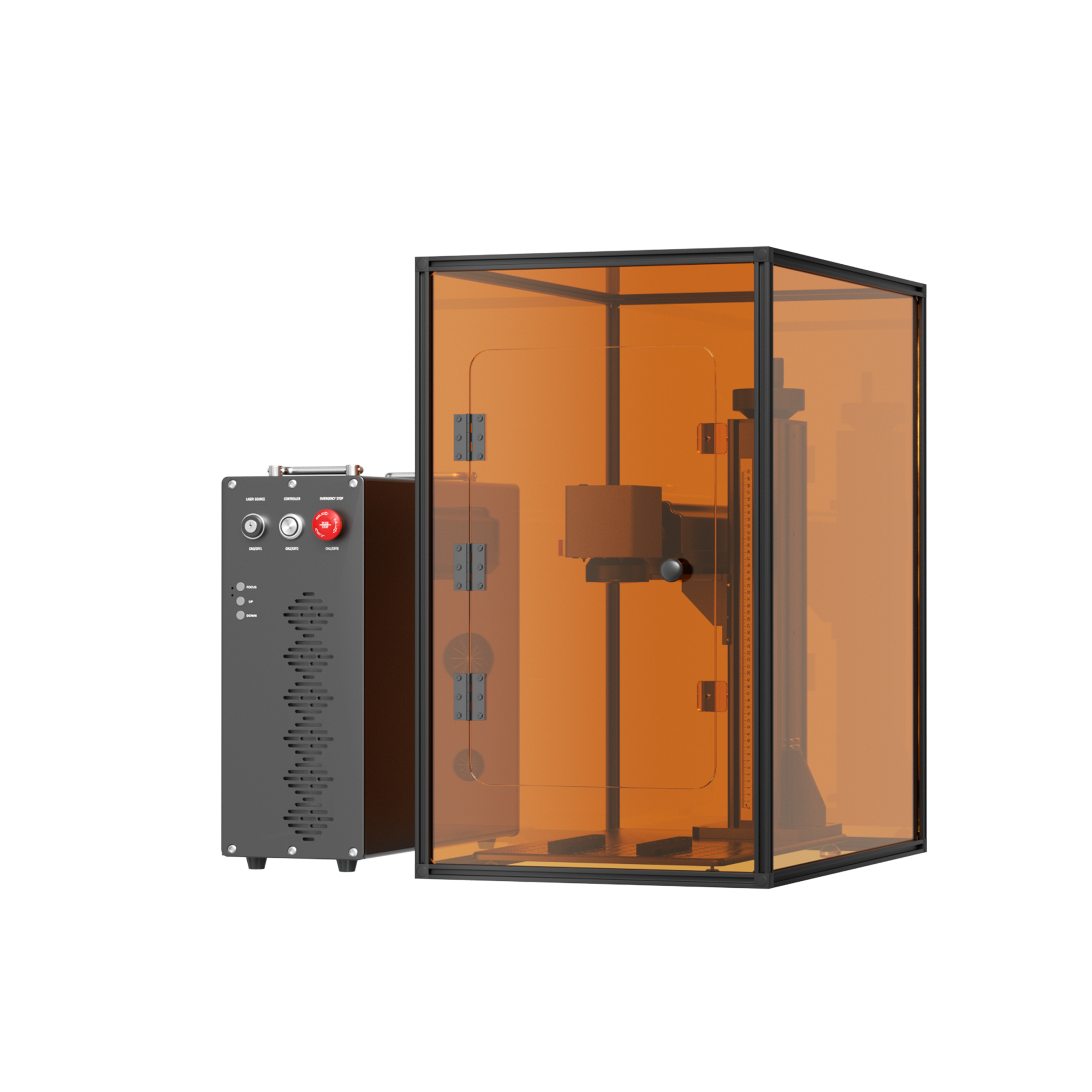 Monport GT 200W Split MOPA & Autofokus-Faserlaser-Gravierer & Farbemarkierungsmaschine