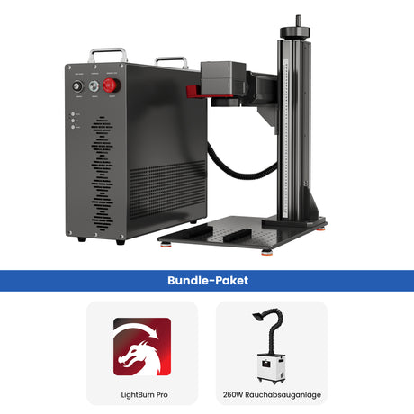 Monport 100W (175 x 175 mm) GPro MOPA Faserlaser Gravier & Markiermaschine mit manuellem Fokus