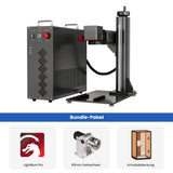 Monport GPro Vision 200W MOPA  Faserlaser Maschine – Mit Vision-System für automatische Positionierung, präzise Metallgravur & Laserbeschriftung