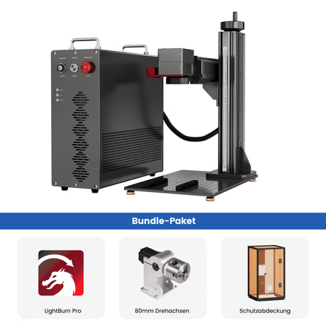 Monport 100W (175 x 175 mm) GPro MOPA Faserlaser Gravier & Markiermaschine mit manuellem Fokus