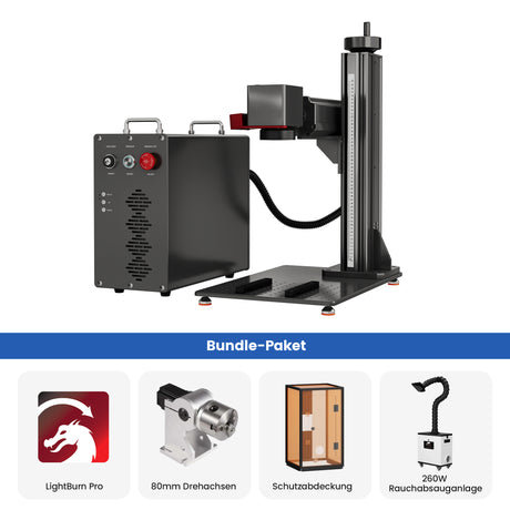 Monport 60W (175 x 175 mm) GPro MOPA Faserlaser Gravier & Markiermaschine mit manuellem Fokus