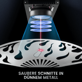 Monport GM 20W Pro Integrierte Faserlaser-Graviermaschine & Markiermaschine mit Autofokus - Maschine