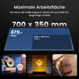 Monport Mega Lite: Die weltweit erste intelligente 70W Desktop-Graviermaschine, kompatibel mit LightBurn