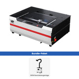 Monport Reno45 45W Desktop CO2-Lasergravierer und -schneider (16" x 12") mit brandneuem Assistierter Autofokus