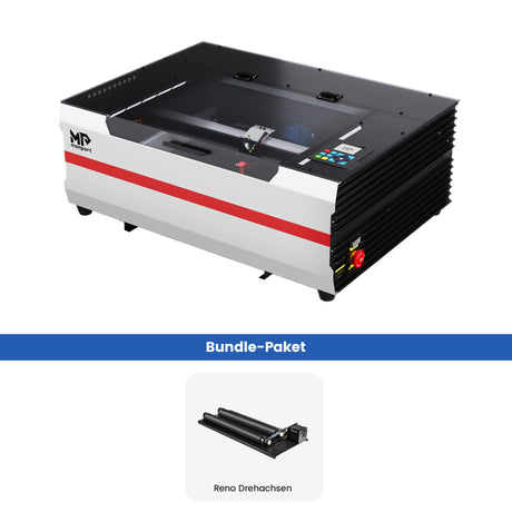 Monport Reno45 Pro Vision 45W Desktop CO₂-Lasergravierer und -Schneider (16" x 12") mit 8MP HD-Kamera, magnetischer Autofokus-Unterstützung und integriertem Wasserkühlsystem