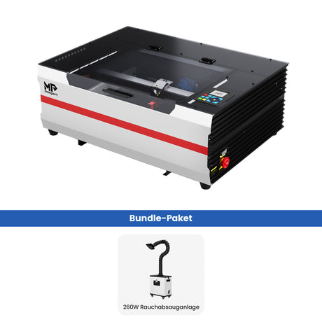 Monport Reno45 Pro 45W Desktop CO2-Lasergravierer und -schneider (16" x 12") mit brandneuem Assistierter Autofokus