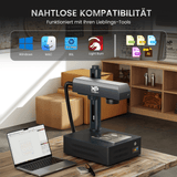Monport GM 20W Pro Integrierte Faserlaser-Graviermaschine & Markiermaschine mit Autofokus - Maschine