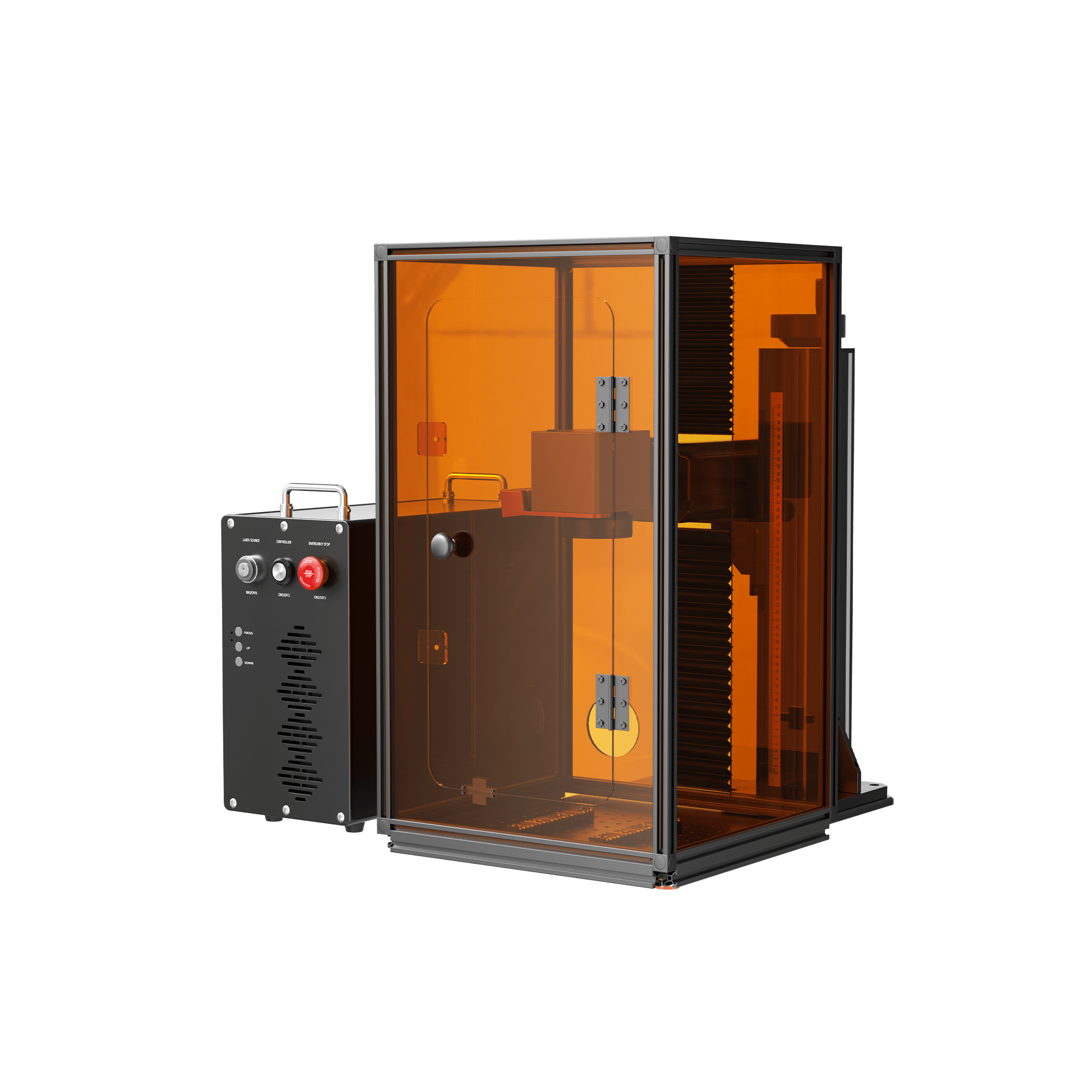 Monport GPro Vision 60W MOPA  Faserlaser Maschine – Mit Vision-System für automatische Positionierung, präzise Metallgravur & Laserbeschriftung
