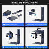 Monport 20W tragbarer Mini - Faser - Lasergravierer für farbige Metallbeschriftung - MonPortlaser.de