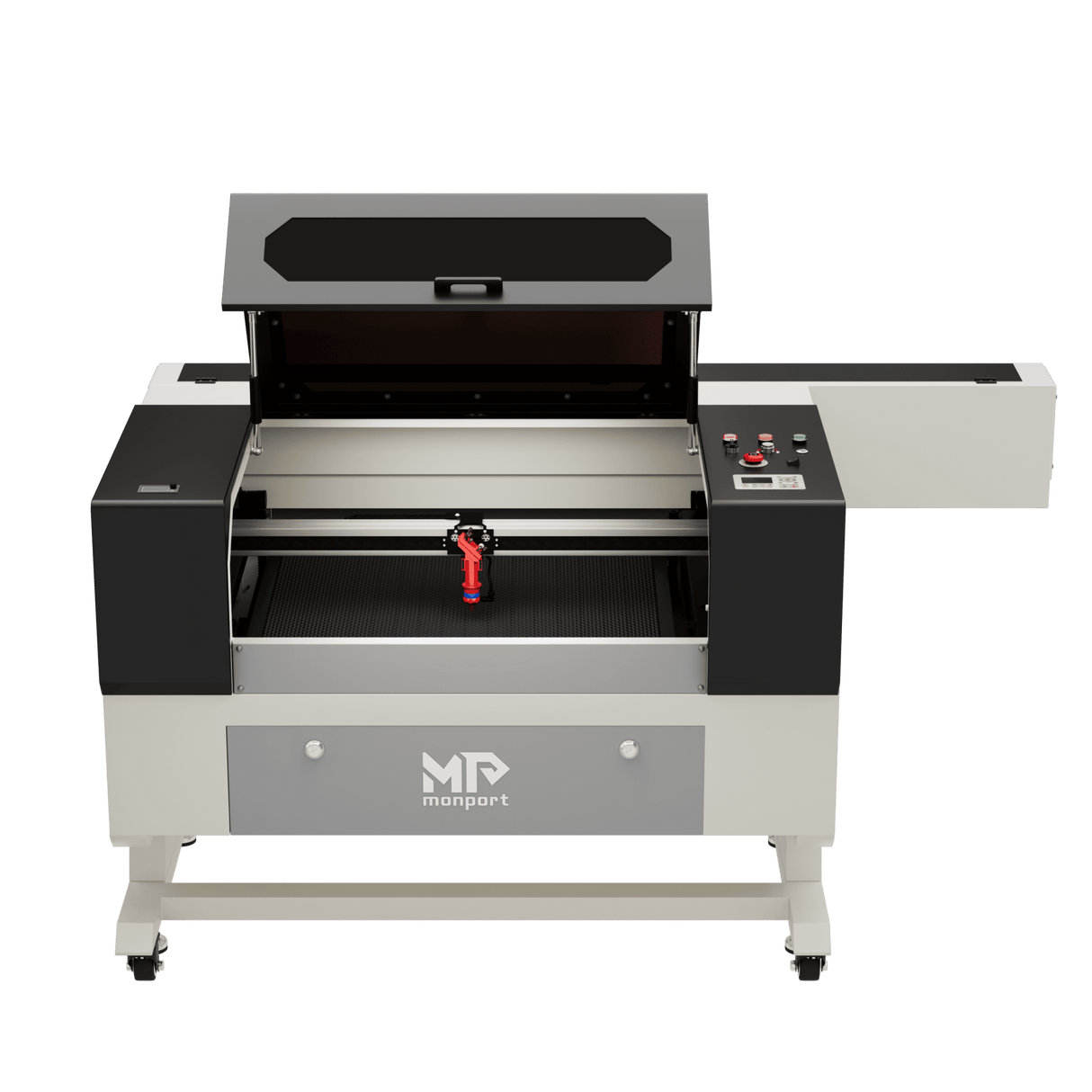 Monport CO2 100W Laser Graviermaschine & Cutter (500x700mm) mit Autofokus und Halterung - MonPortlaser.de
