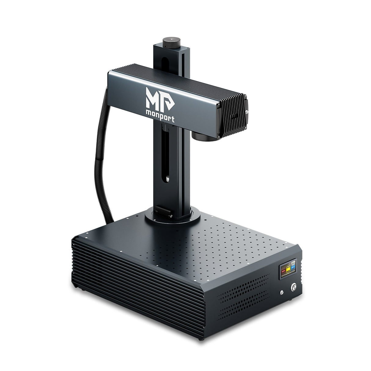 Monport GA Verbesserte 100W Integrierte MOPA Faserlasergravierer & Markiermaschinen mit Autofokus - MonPortlaser.de