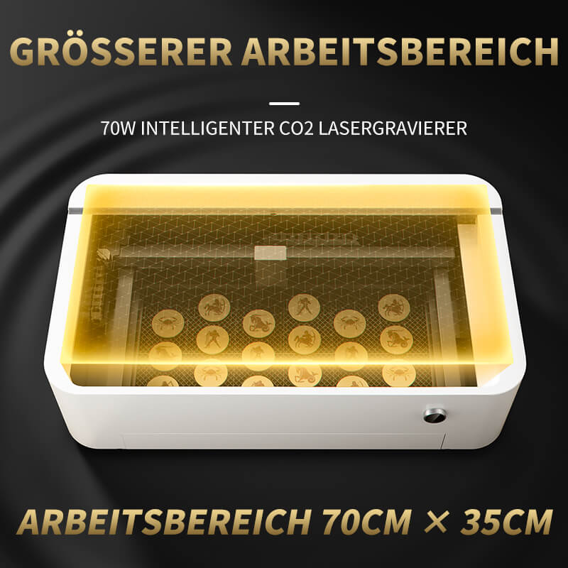 Monport Mega: Die weltweit erste intelligente 70W Desktop - Graviermaschine - MonPortlaser.de
