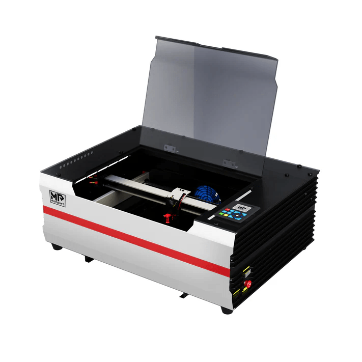 Monport Reno45 Pro 45W Desktop CO2 - Lasergravierer und - schneider (16" x 12") mit brandneuem Semi - Autofokus - MonPortlaser.de