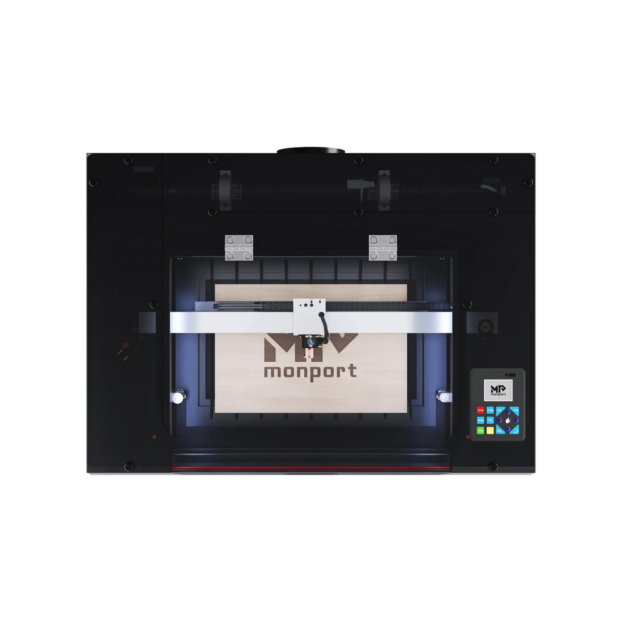 Monport Reno45 Pro 45W Desktop CO2 - Lasergravierer und - schneider (16" x 12") mit brandneuem Semi - Autofokus - MonPortlaser.de