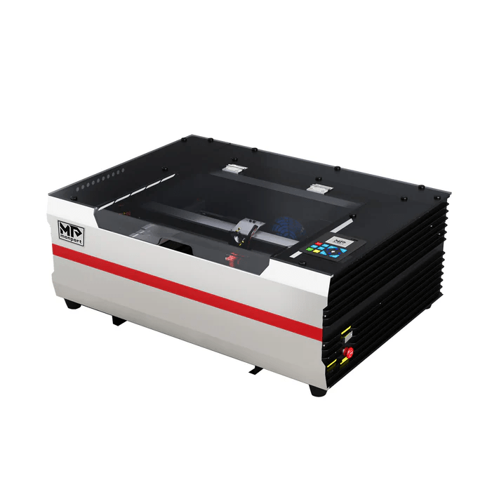 Monport Reno45 Pro 45W Desktop CO2 - Lasergravierer und - schneider (16" x 12") mit brandneuem Semi - Autofokus - MonPortlaser.de