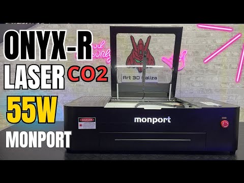 MONPORT ONYX 55W (460mm*290mm) Multifunktionale Desktop Laser Graviermaschine
