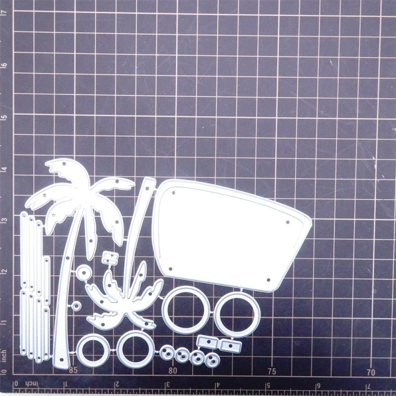 Trendige Lasergravurdatei: Klang - Kokospalme - MonPortlaser.de